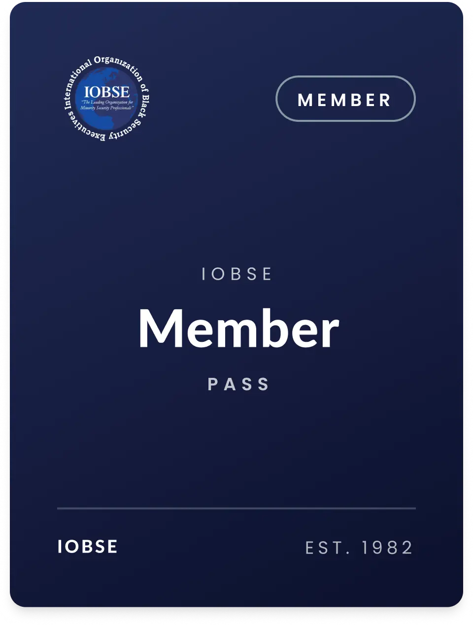 IOBSE Member Pass