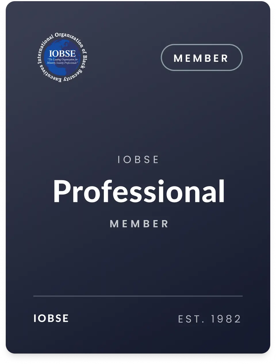 IOBSE Professional Membership